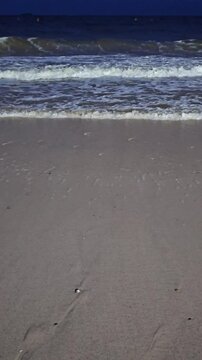 Waves at Daecheon Beach, South Korea