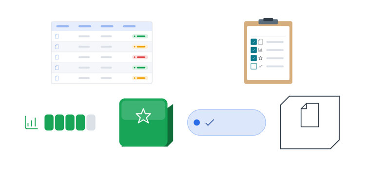 Report card set school grades table attendance and term report sheet