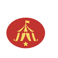 Circus tent icon © atyan