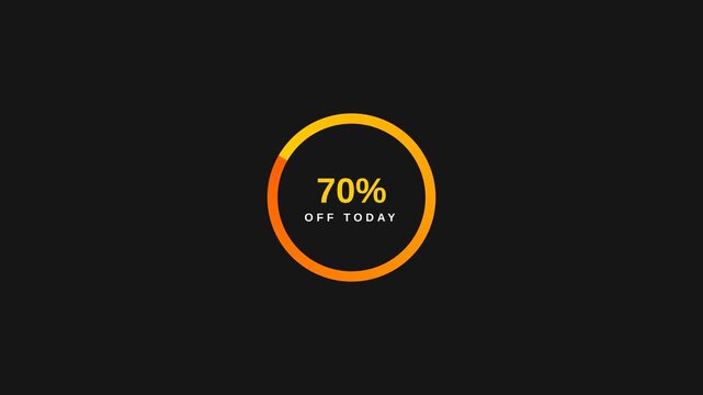 Digital Battery Charging Indicator Showing Percent.