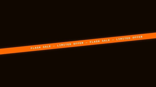 Bright Orange LED Light Strip on Black Background for Decorative and Lighting Purposes.