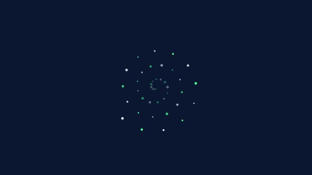 Dynamic Circular Light Pattern Animation for Visual Effects.