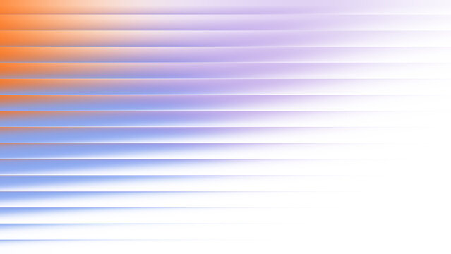 Ribbed glass gradient texture background with orange, blue, and purple hues on white