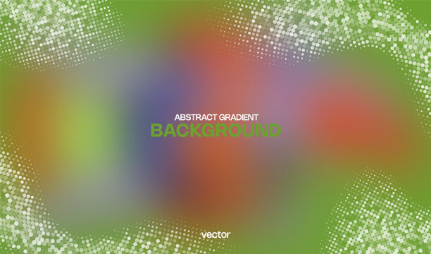 Abstract green and blue gradient background, business technology digital communication template, artificial intelligence illustration element, banner poster cover pattern vector
