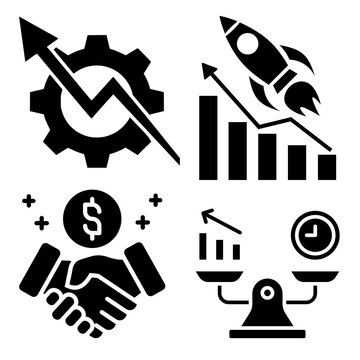 vector set of icons for web design