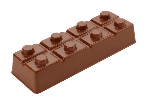 Brown lego bricks connected in a row