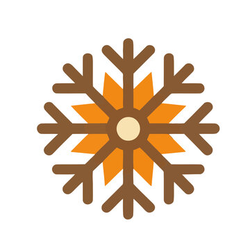 Stylized snowflake icon