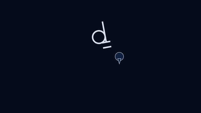 Minimalist Digital Logo Design with Lightbulb Icon.