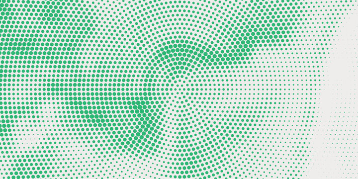 Red halftone concentric circle background. Dotted radial gradient texture. Rippled sonic wave ring wallpaper. Vector rasterized rough backdrop for epicenter, target, radar signal, vibration concept