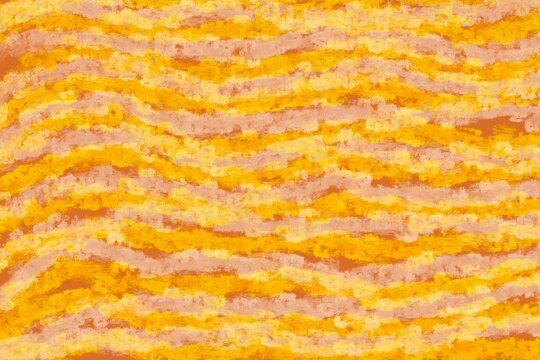 Abstract yellow and pink textured paint brush pattern