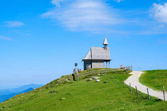 Kampenwand Steinlingkapelle, Aschau im Chiemgau, Bayern, Deutschland