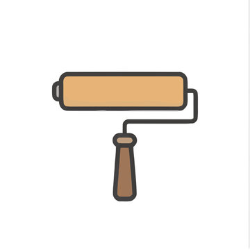Paint roller icon
