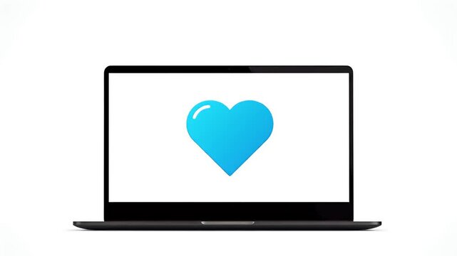Slim Laptop Closed on White Background with Minimalist Style