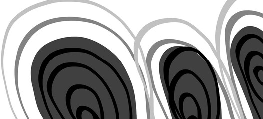 Abstract image for printing. Picture for modern interiors. The picture is painted by hand on a tablet. © neurostructure