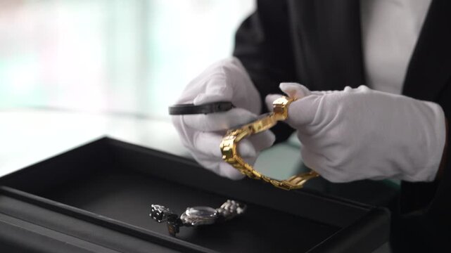 高級腕時計を査定する買取サービスのイメージ, Luxury Watch Appraisal and Purchase Service Concept