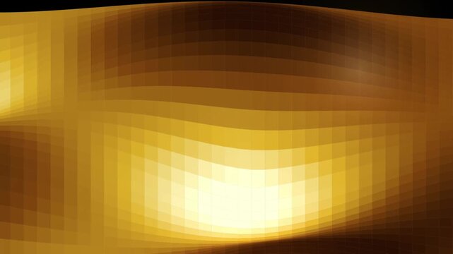 Abstract gold wave grid background,"An abstract background featuring a shimmering gold and brown grid pattern with a dynamic, wavy 3D texture