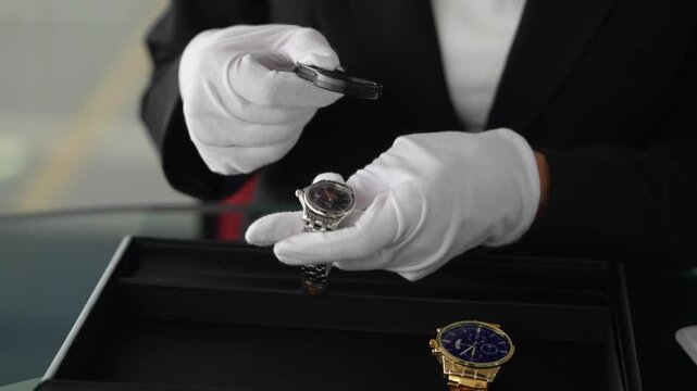 高級腕時計を査定する買取サービスのイメージ, Luxury Watch Appraisal and Purchase Service Concept