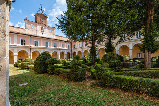 The marvelous Certosa di Trisulti, near Collepardo, Province of Frosinone, Lazio, Italy. June-20-2026