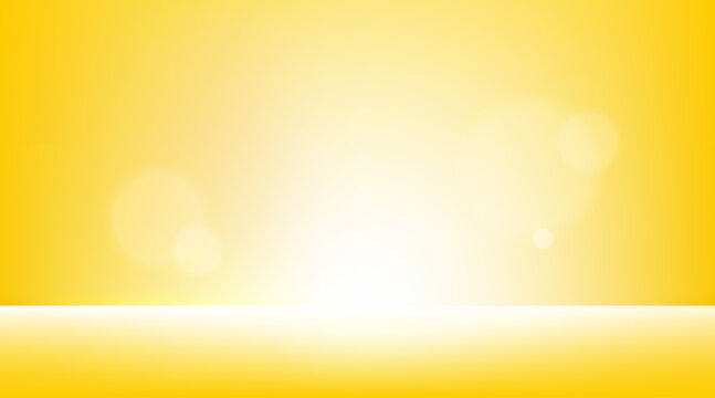 Yellow wall background, Autumn warm gradient,Modern minimalist studio soft white light, abstract texture on bright yellow floor for fall product display,Thanksgiving banner, Easter contemporary design