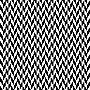 Abstract Black and White Chevron Pattern Background. Modern Geometric Zigzag Texture Backdrop for Fabric and Packaging. Vector Illustration