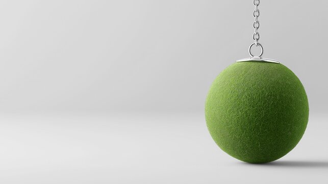 Tea infuser ball with stainless steel chain, designed for convenient loose-leaf brewing and effortless steeping in a cup or teapot