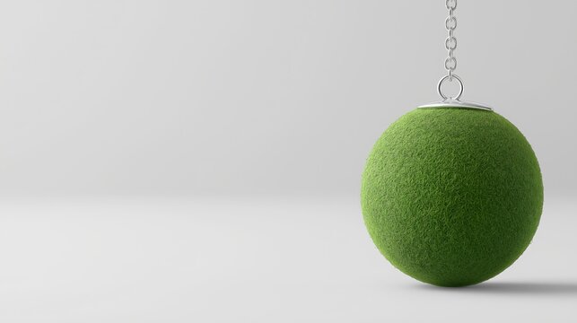 Tea infuser ball with stainless steel chain, designed for convenient loose-leaf brewing and effortless steeping in a cup or teapot