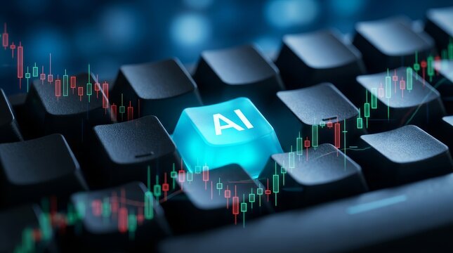 AI technology supporting algorithmic trading and investment decision-making in financial markets.