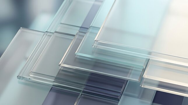 Glass morphism background with transparent rectangles