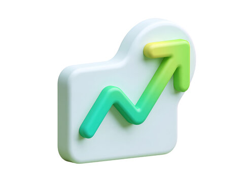 3D icon shows upward-trending graph with green arrow.