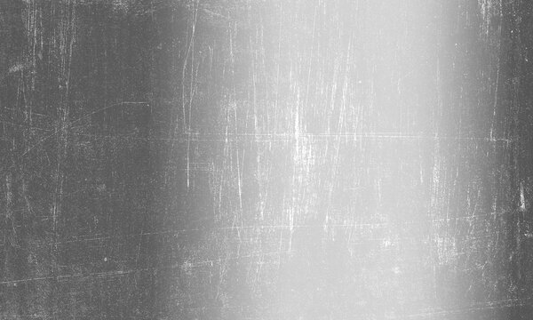 Abstract grunge silver texture with scratches and grain for background design Background