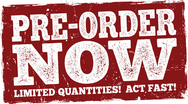 Vintage pre-order now sign