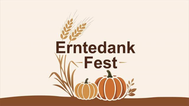 erntedankfest wheat pumpkin harvest festival