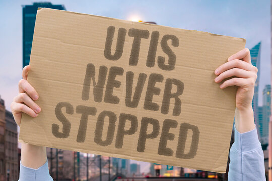 "UTIs never stopped" Childhood infections persist from holding urine. UTI. STOP. CHILD. URINE. INFECTION.