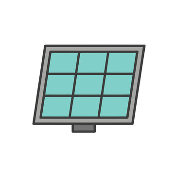 Solar panel icon