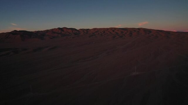 video anochecer en el desierto de Atacama Chile 01