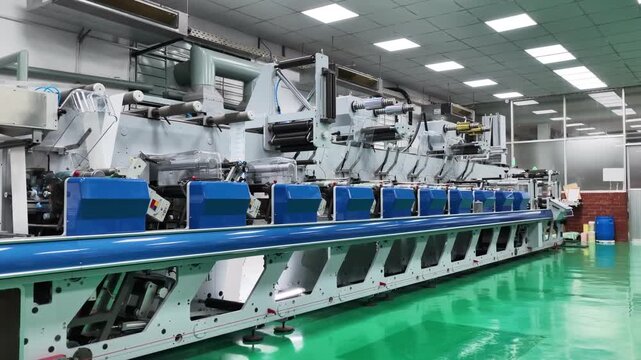 Modern Multicolor Printing Machine Production Line