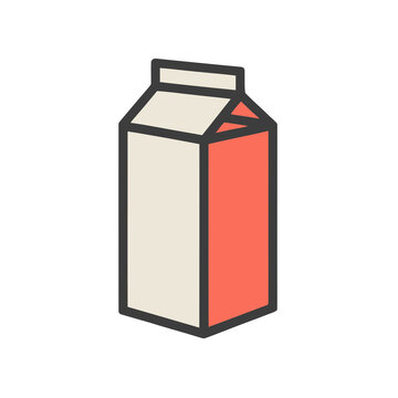 Milk carton icon