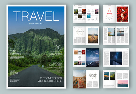 Travel Magazine Layout