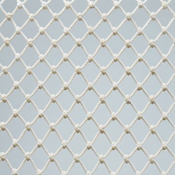 Nylon fishing net texture with diamond mesh pattern  