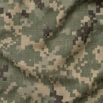 Digital camouflage combat uniform fabric texture  