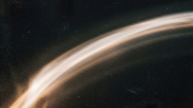 Abstract light streak motion blur on dark background
