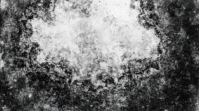 Abstract grunge texture with dark distressed edges and bright center
