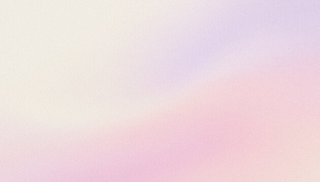 Bright pastel abstract background with glowing soft lavender pink aura light and white grainy noise texture