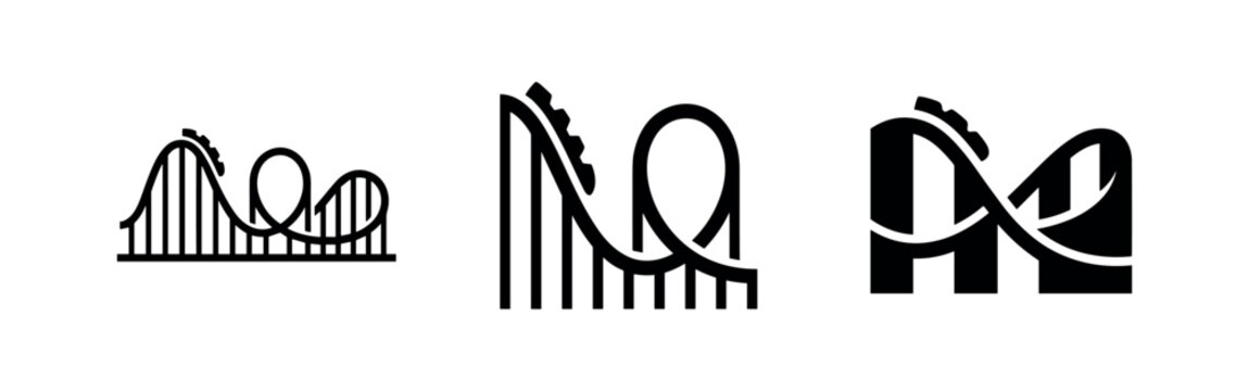 Roller Coaster Design Icons