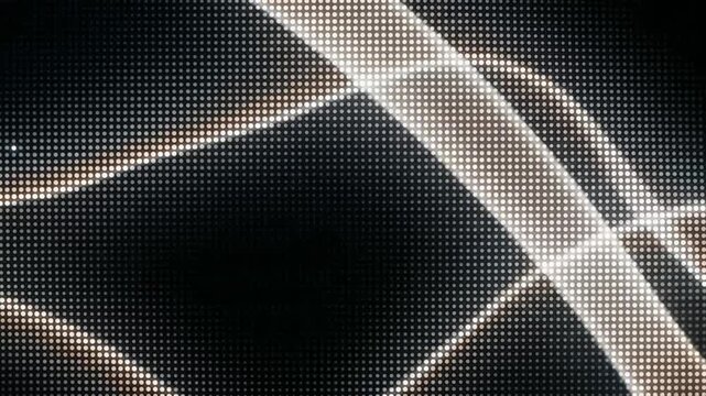 Abstract digital background with glowing light waves and dot pattern texture