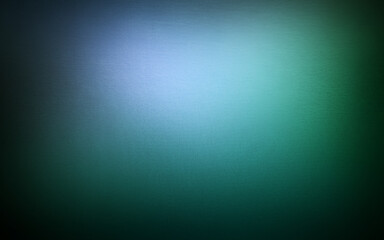 Fototapeta premium Deep sea green, pastel blue, charcoal blue gradient background with soft vignette and subtle light center. Dramatic backdrop for modern design, technology presentations, elegant wallpaper. Ombre, blur