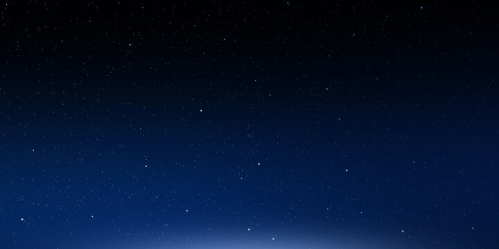 Beautiful background galaxy illustration with stardust and bright shining stars illuminating the space.