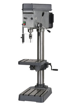 Industrial bench drill press machine for precision metalworking and workshop manufacturing tasks