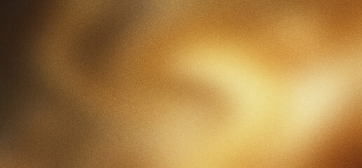 Abstract golden brown gradient background with soft bokeh effect and subtle grain texture, creating a warm and inviting visual for overlays or backdrops. © MOH