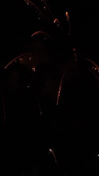 festive fireworks sky, happy fire colored smoke, party festive happy fireworks, firework choreography, flashing sky show, festive atmosphere, independence day, firework artistry, night sky, fiery sky